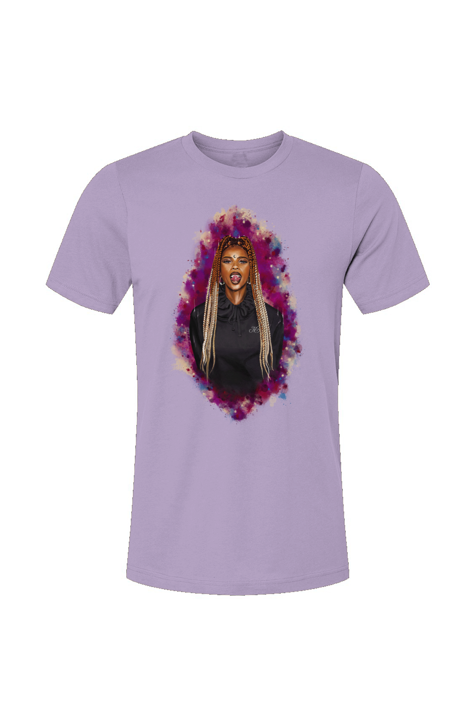 AMDDB Fan Art T-Shirt Lavender – Unisex Urban Jazz Streetwear Tee