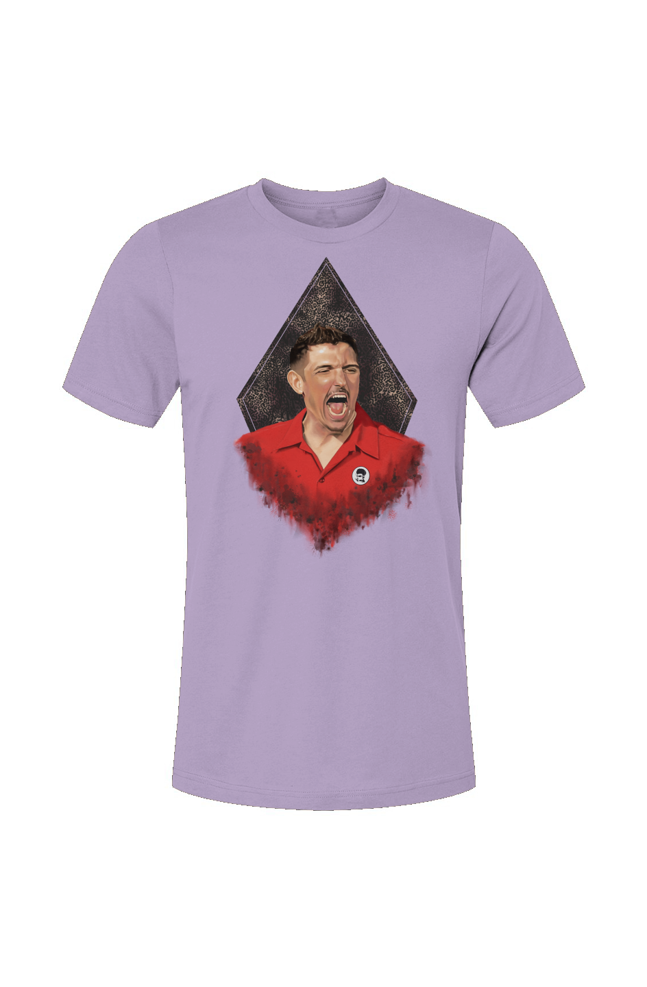 Andrew Schulz Fan Art T-Shirt Lavender – Unisex Comedy Streetwear Tee