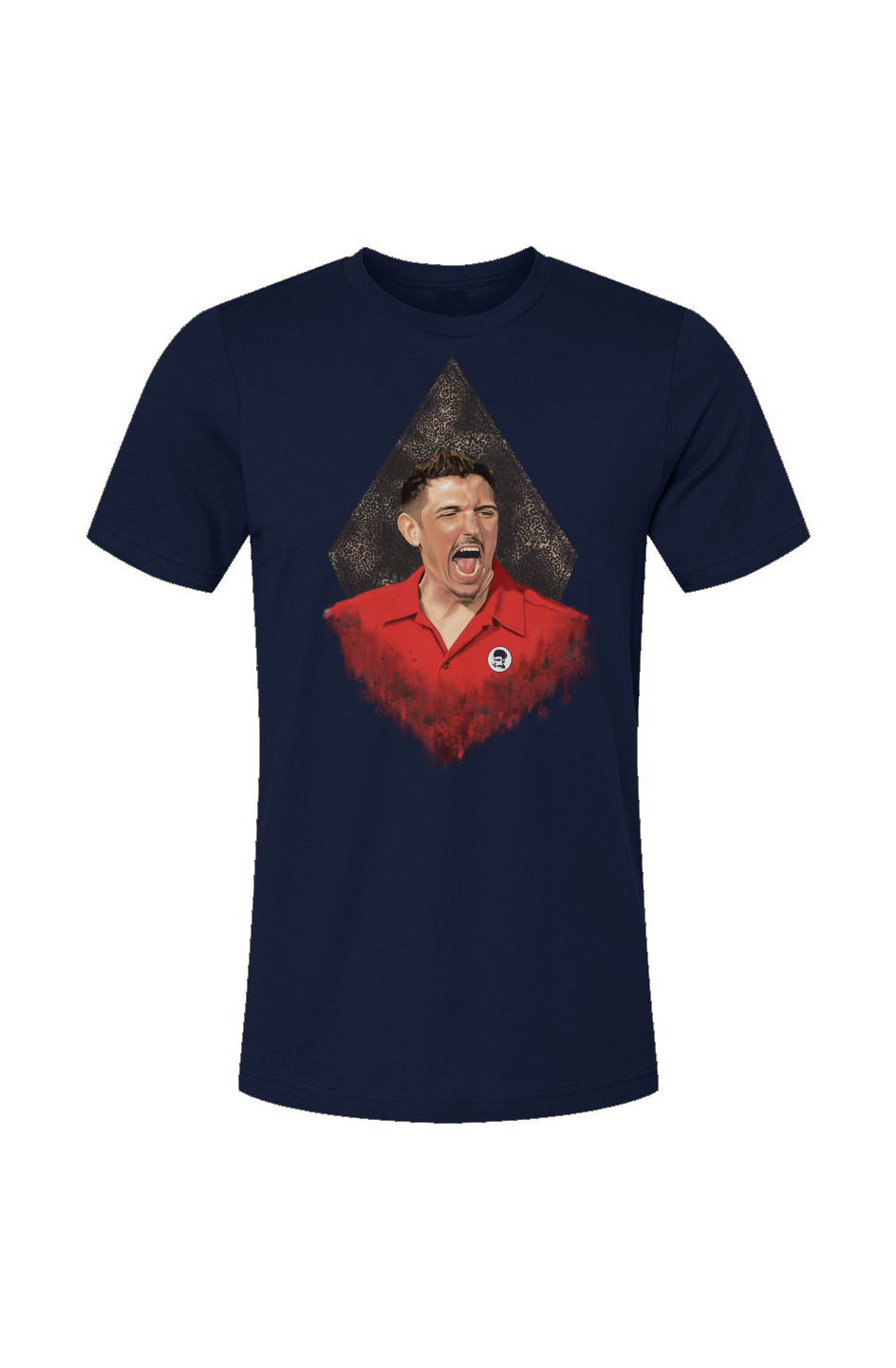 Andrew Schulz Fan Art T-Shirt Navy Blue – Unisex Comedy Streetwear Tee