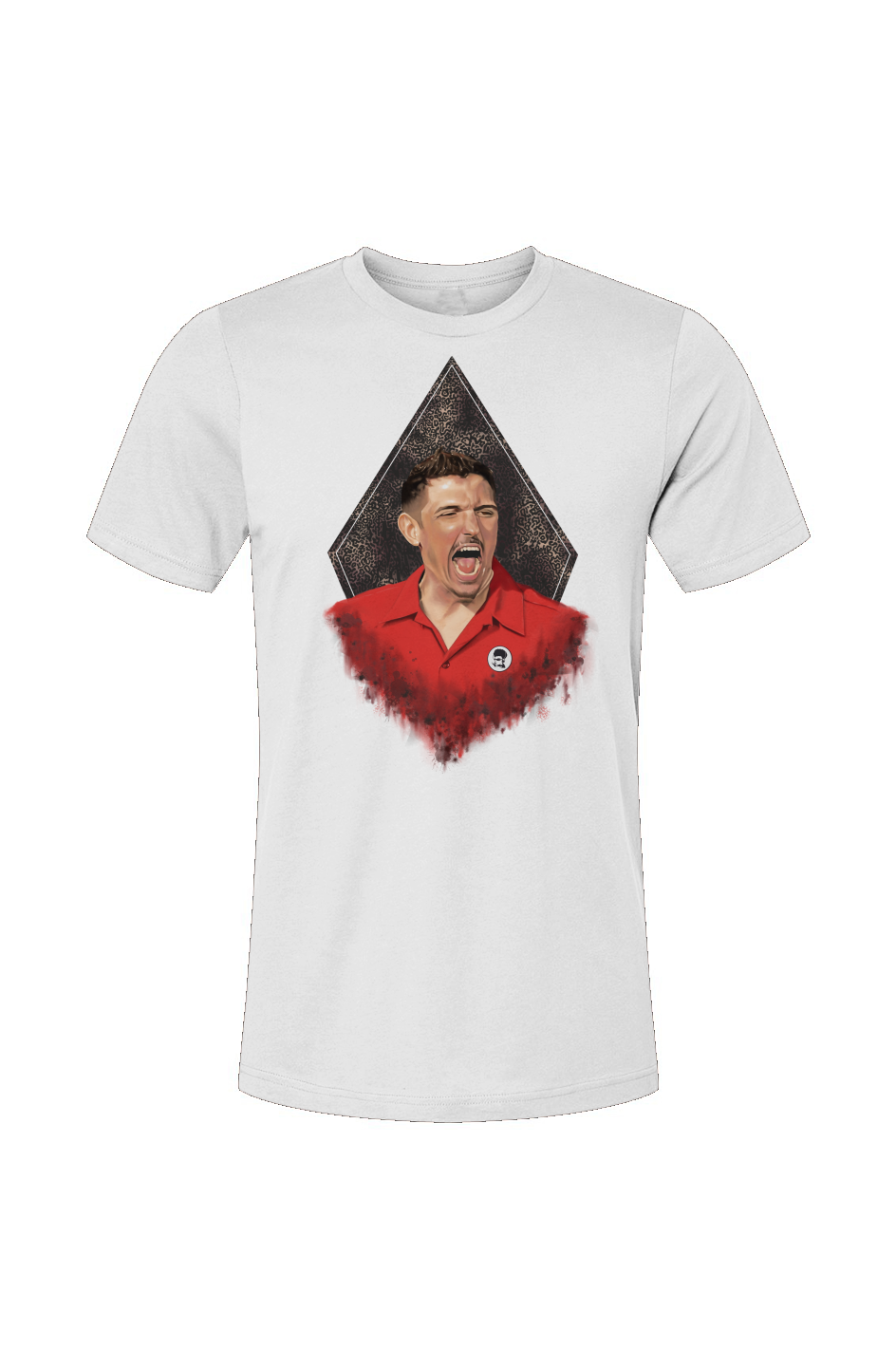 Andrew Schulz Fan Art T-Shirt White – Unisex Comedy Streetwear Tee