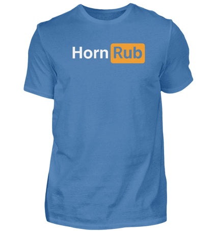HornRub Parody Logo Dark T-Shirt Aqua – Adult Humor Streetwear Unisex Tee