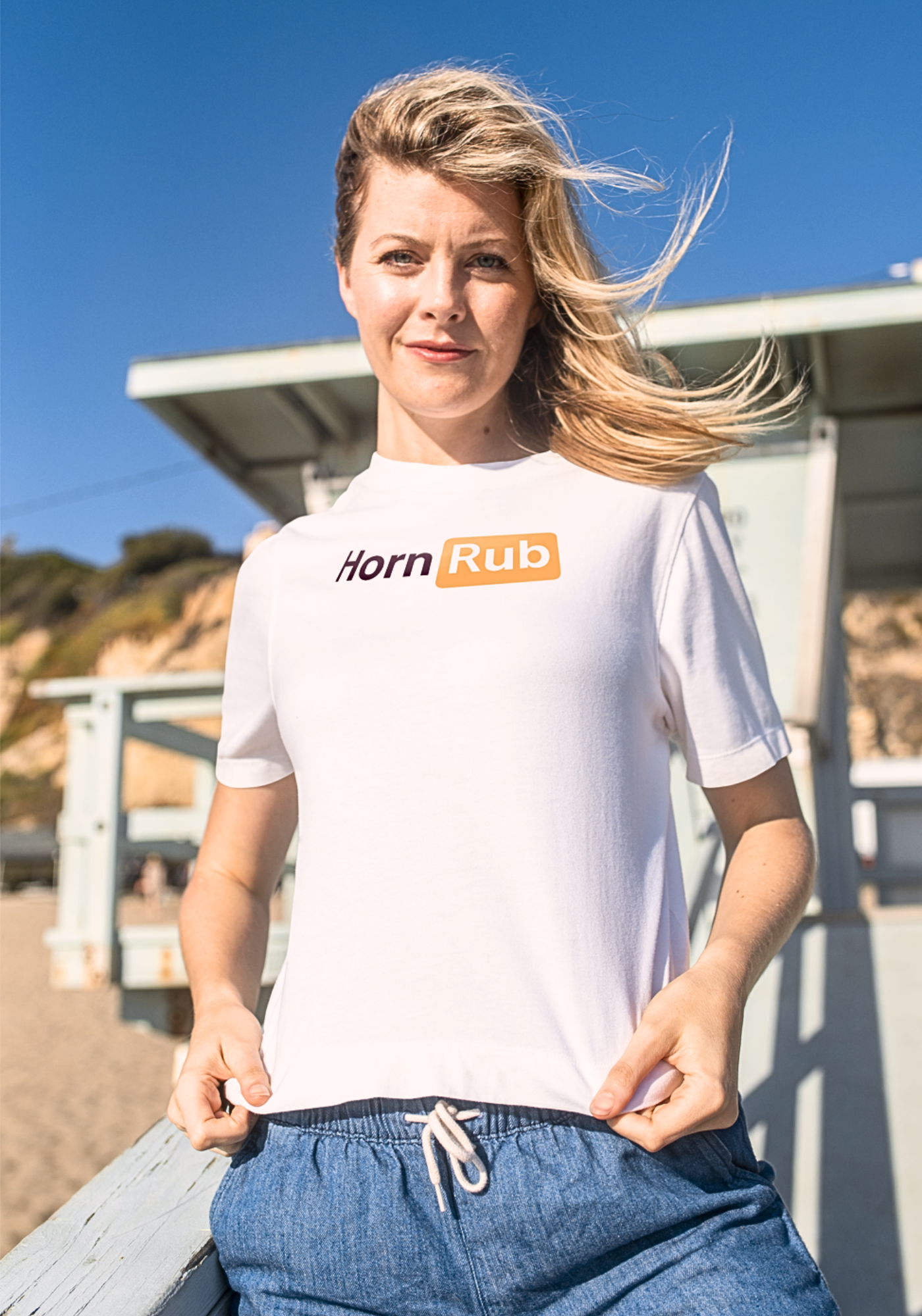HornRub Parody Logo T-Shirt Lifestyle – Adult Humor Streetwear Unisex Tee