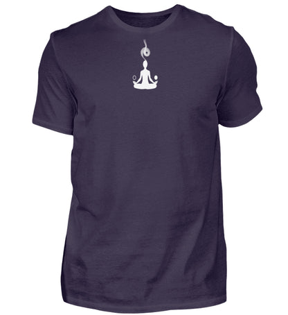 Yanergy Dark T-Shirt Aubergine – Meditative Graphic Streetwear Unisex Tee