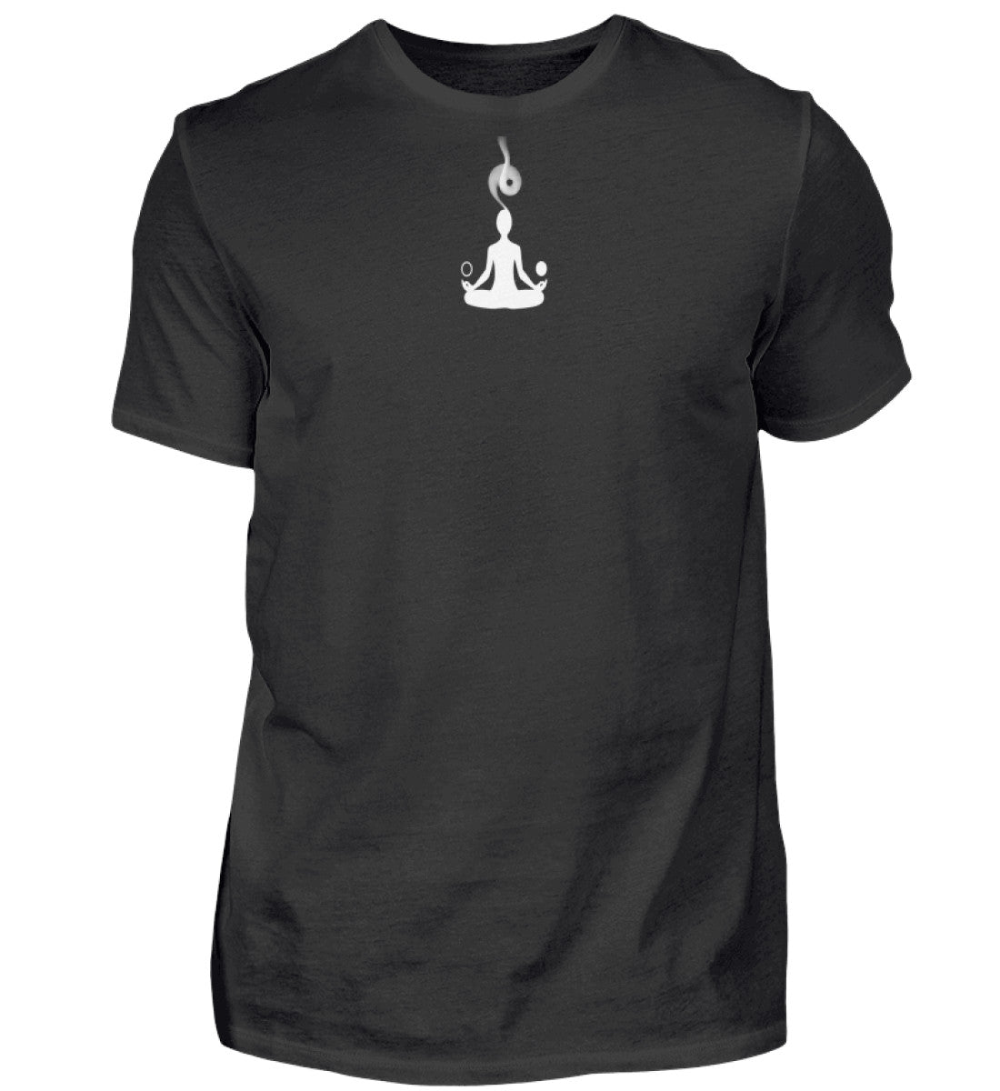 Yanergy Dark T-Shirt Black – Meditative Graphic Streetwear Unisex Tee