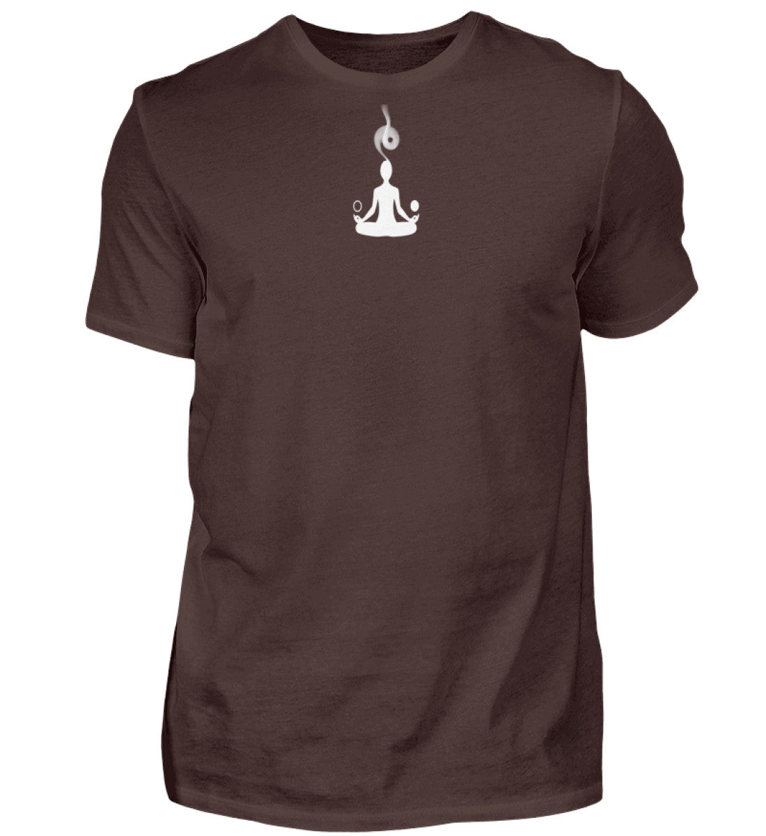 Yanergy Dark T-Shirt Brown – Meditative Graphic Streetwear Unisex Tee