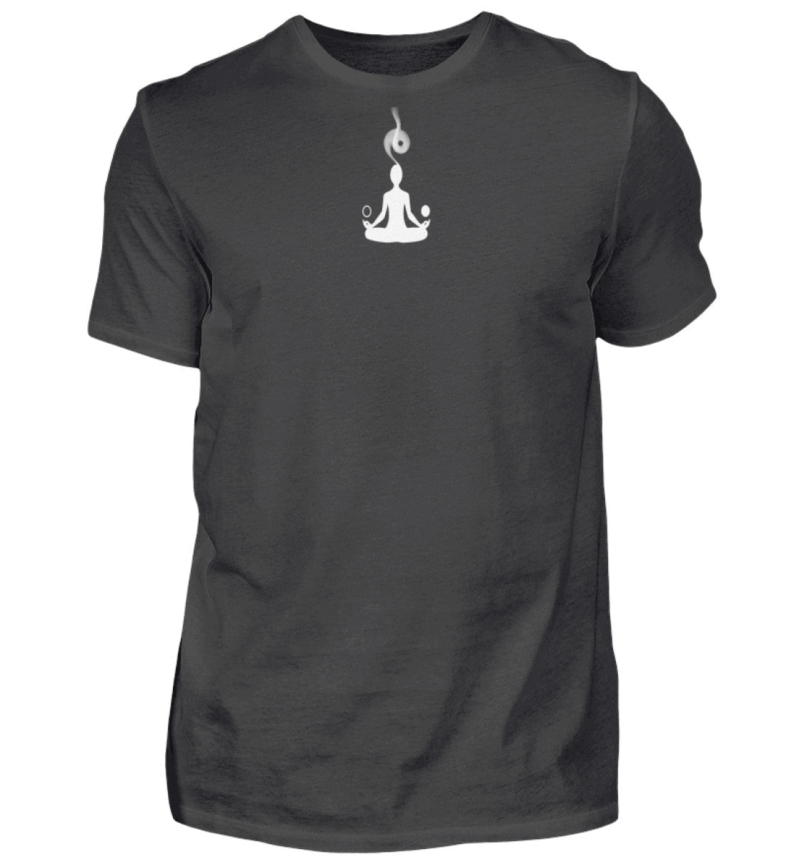 Yanergy Dark T-Shirt Graphite – Meditative Graphic Streetwear Unisex Tee