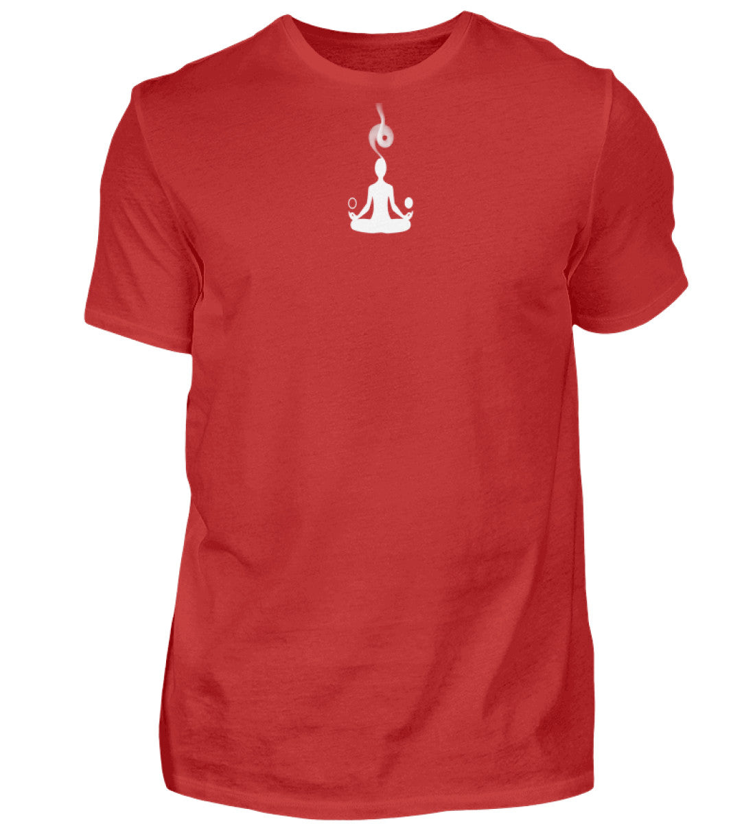 Yanergy Dark T-Shirt Red – Meditative Graphic Streetwear Unisex Tee