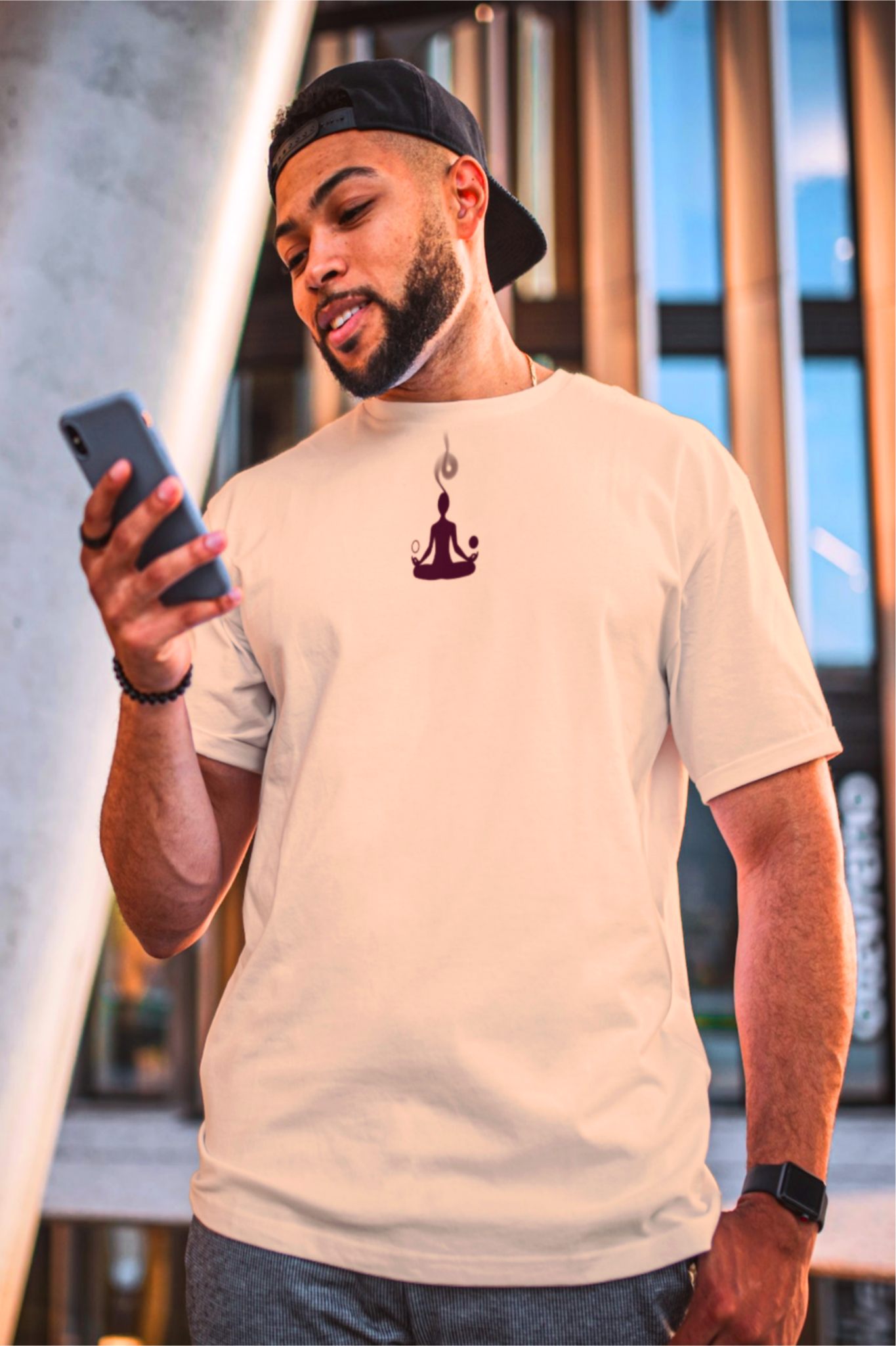 Yanergy Unisex T-Shirt Lifestyle – Meditative Graphic Streetwear Tee