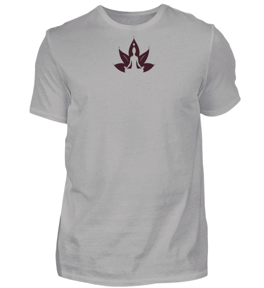 Yinergy Unisex T-Shirt Grey Heather – Meditative Graphic Streetwear Tee